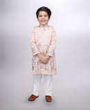 Royal Deer Peach Sherwani Set