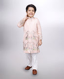 Royal Deer Peach Sherwani Set