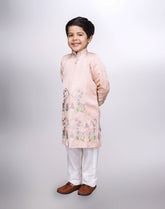 Royal Deer Peach Sherwani Set