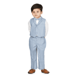 Blue Waistcoat Set
