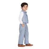 Blue Waistcoat Set