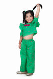 Green bow Girls 2pc set