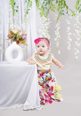 Butterfly palazzo ethnic set