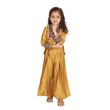 Golden Criss Cross Palazzo Set