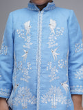 Blue Bird sherwani set