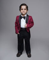 Marron tail coat set