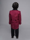 Marron tail coat set