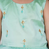 Minty Frill Lehenga Set