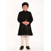 Black Flash Sherwani