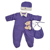 Bright Lilac Teddy Romper