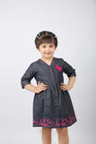 Denim butterfly dress
