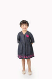 Denim butterfly dress