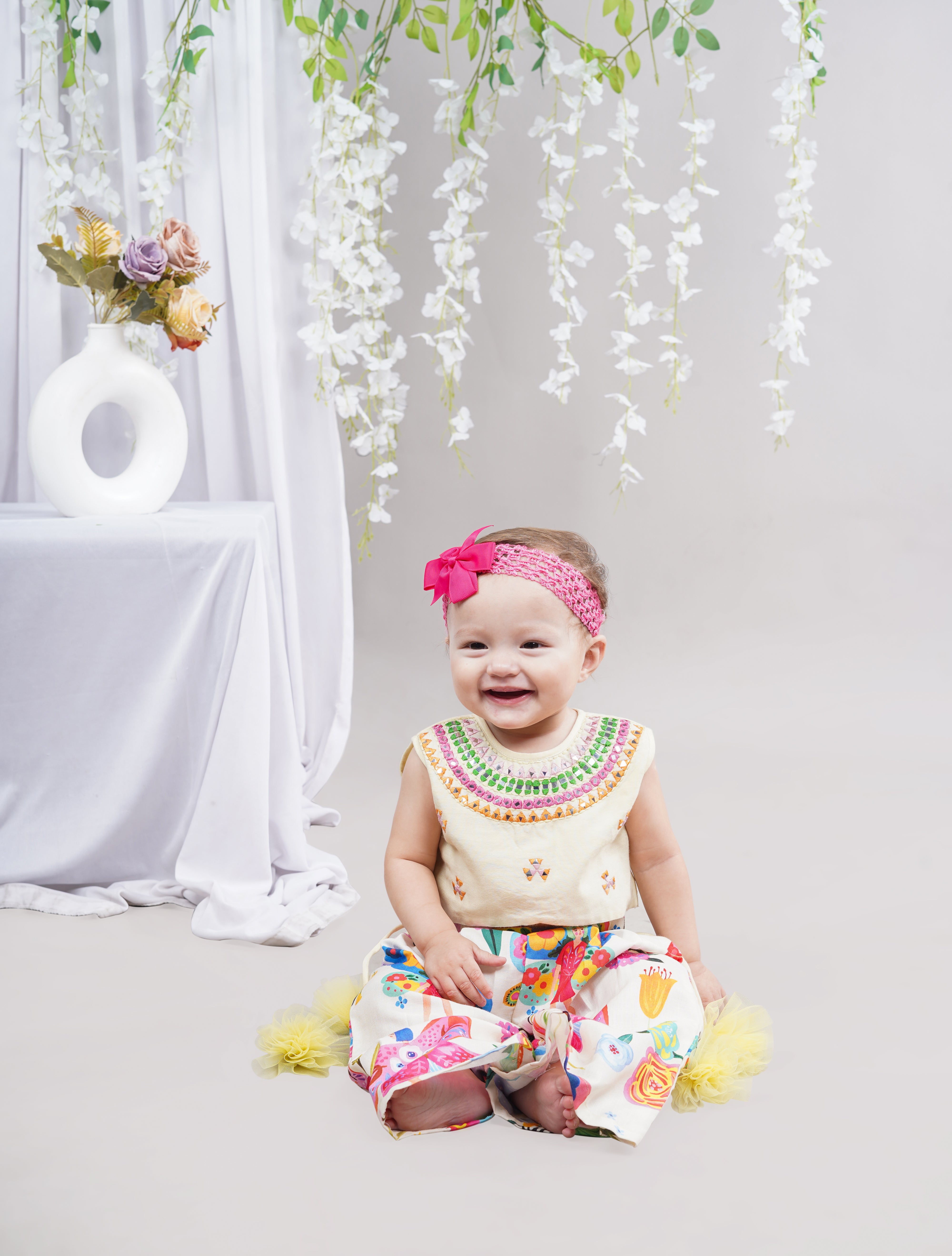 Butterfly palazzo ethnic set