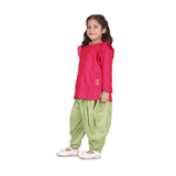 Ruby Green Kurta Dhoti Set
