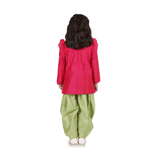 Ruby Green Kurta Dhoti Set