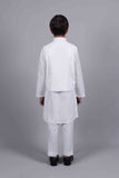 Geometric Ivory Kurta Jacket Set