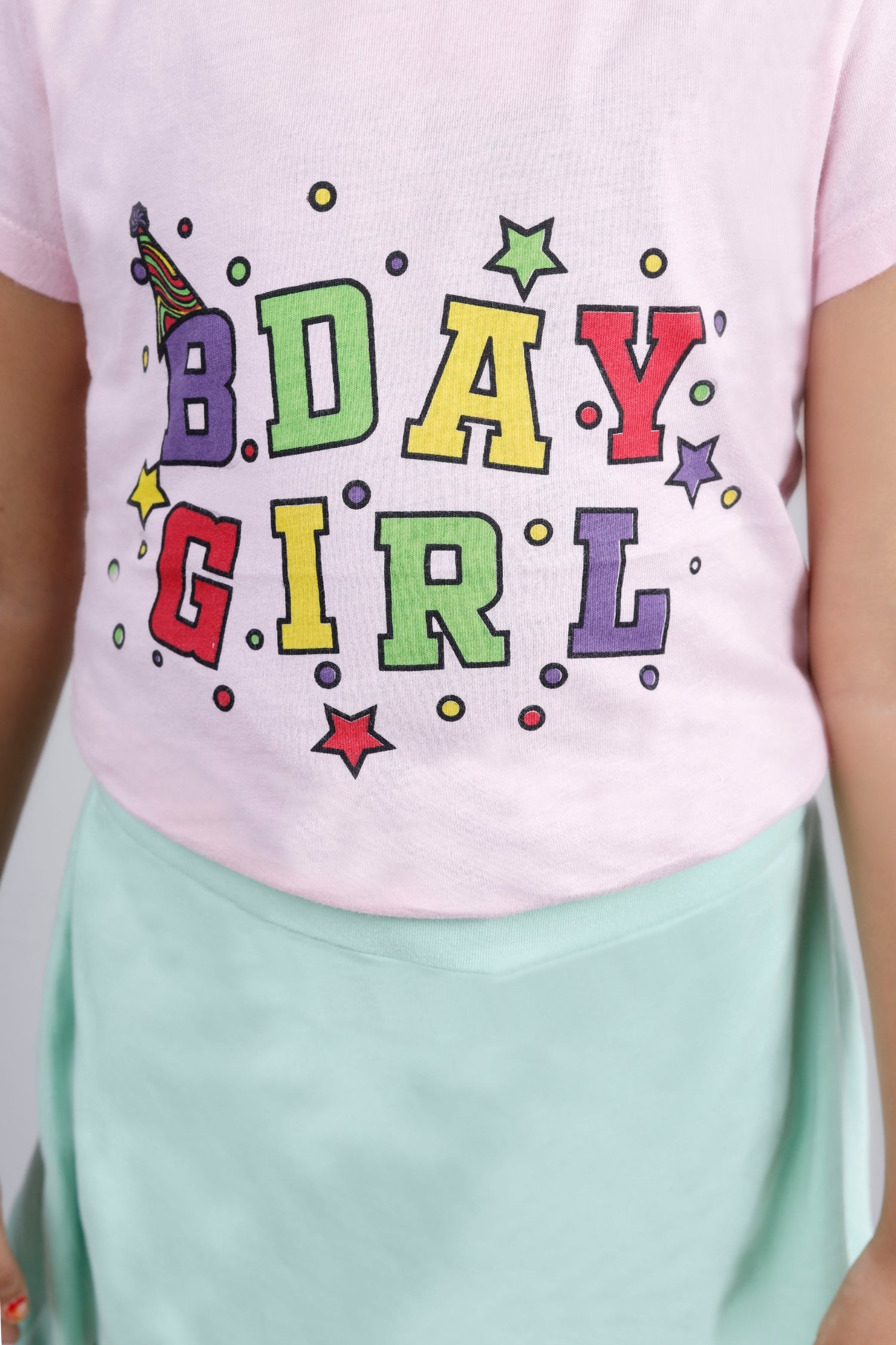 Bday Girl Skorts Set