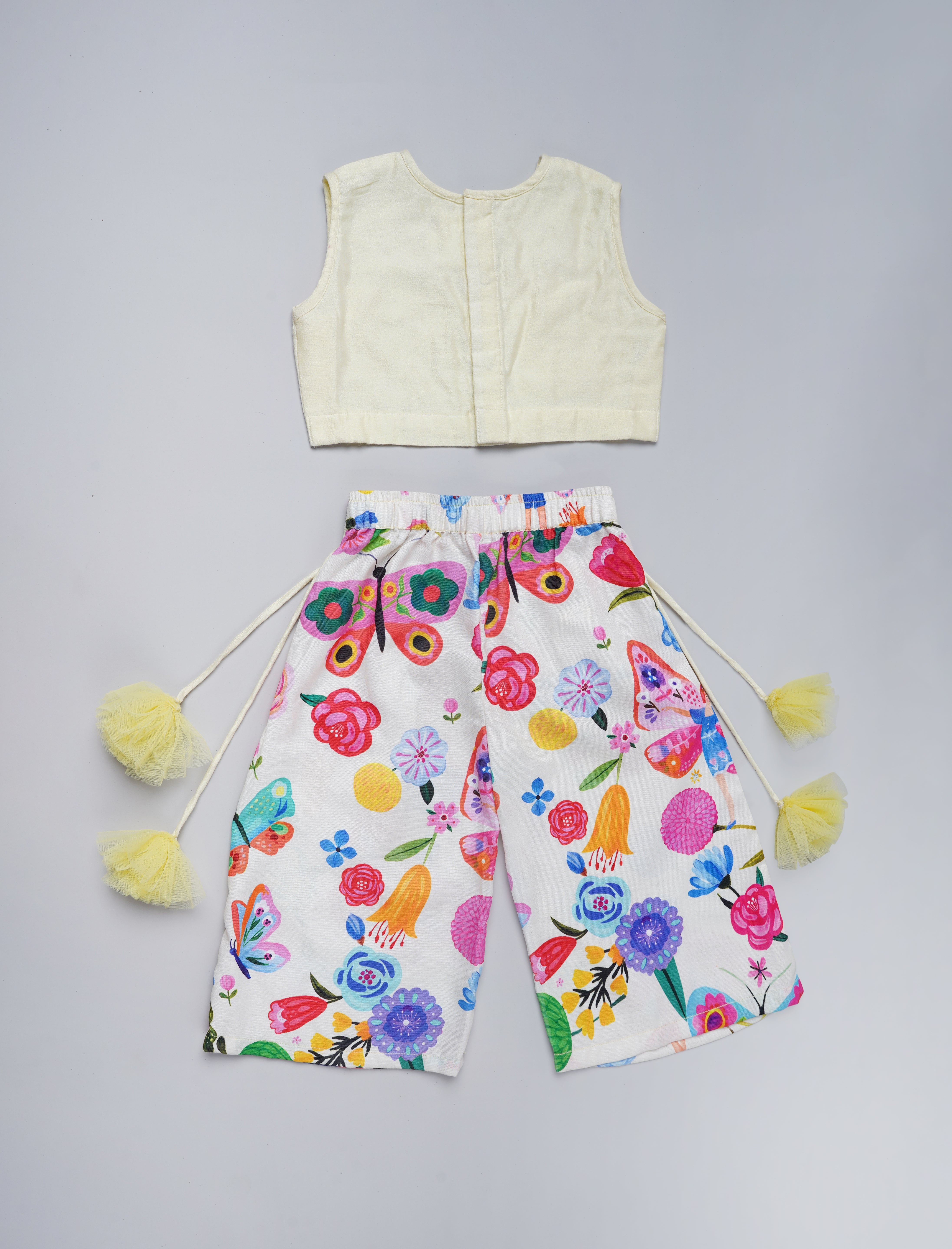 Butterfly palazzo ethnic set