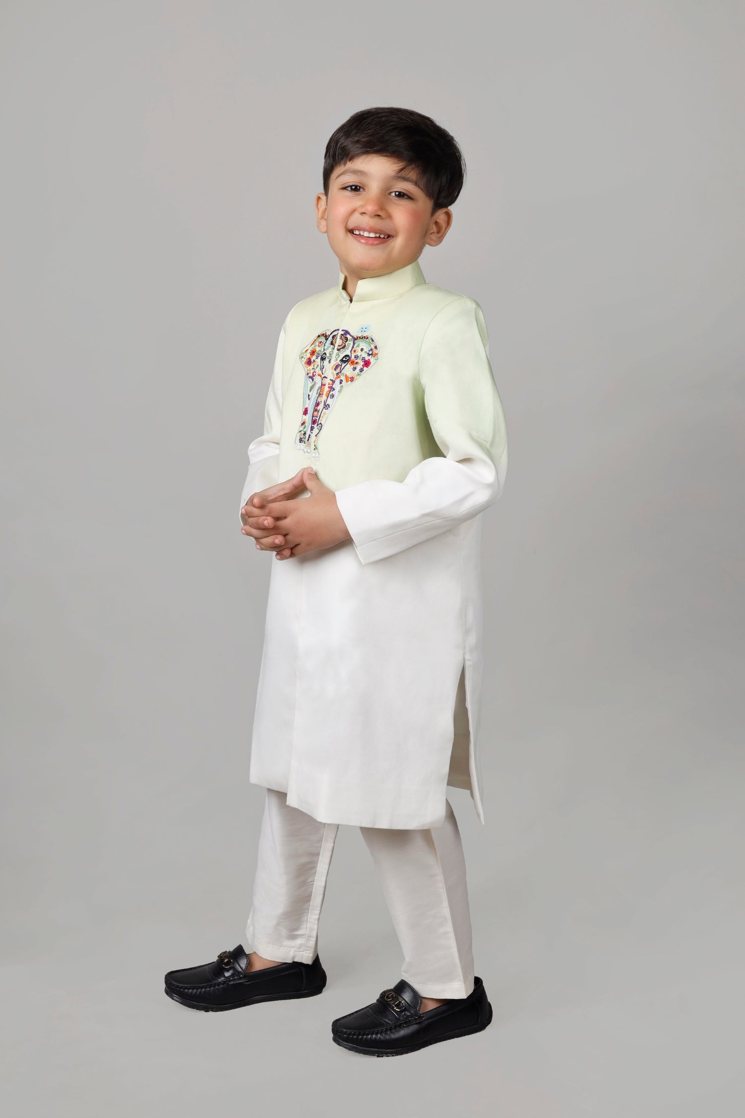 Elephant Ombre Sherwani Set