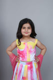 Holi Striped Lehenga Set