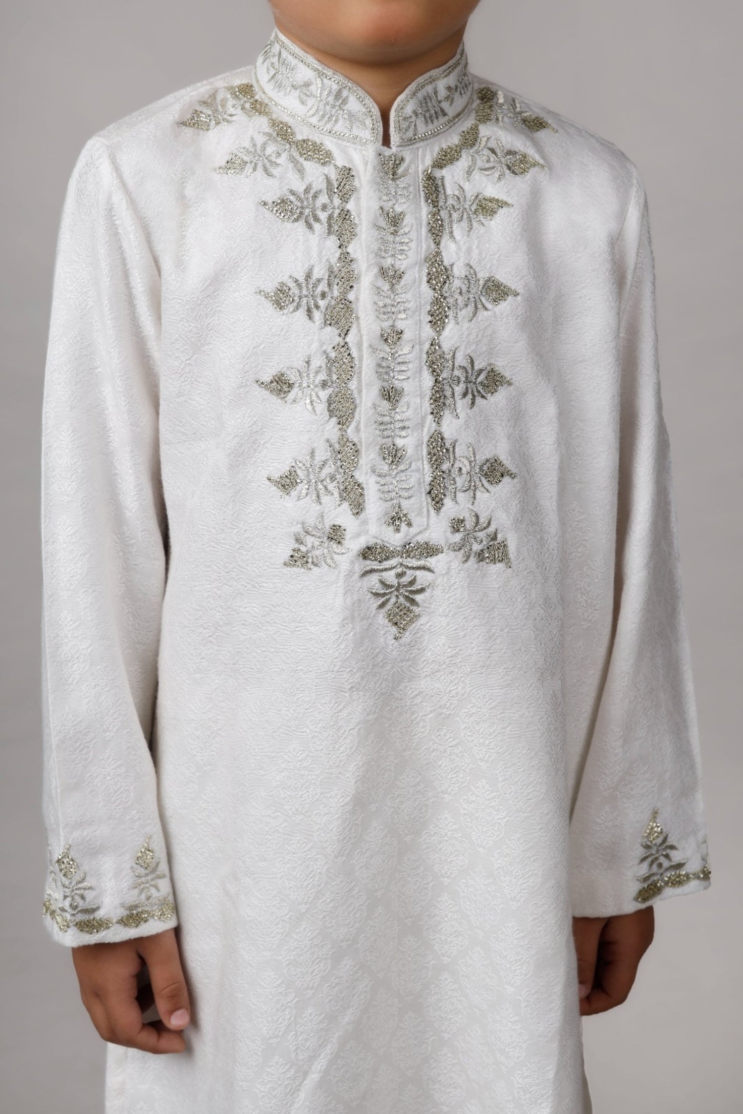 Ivory Prince Kurta set