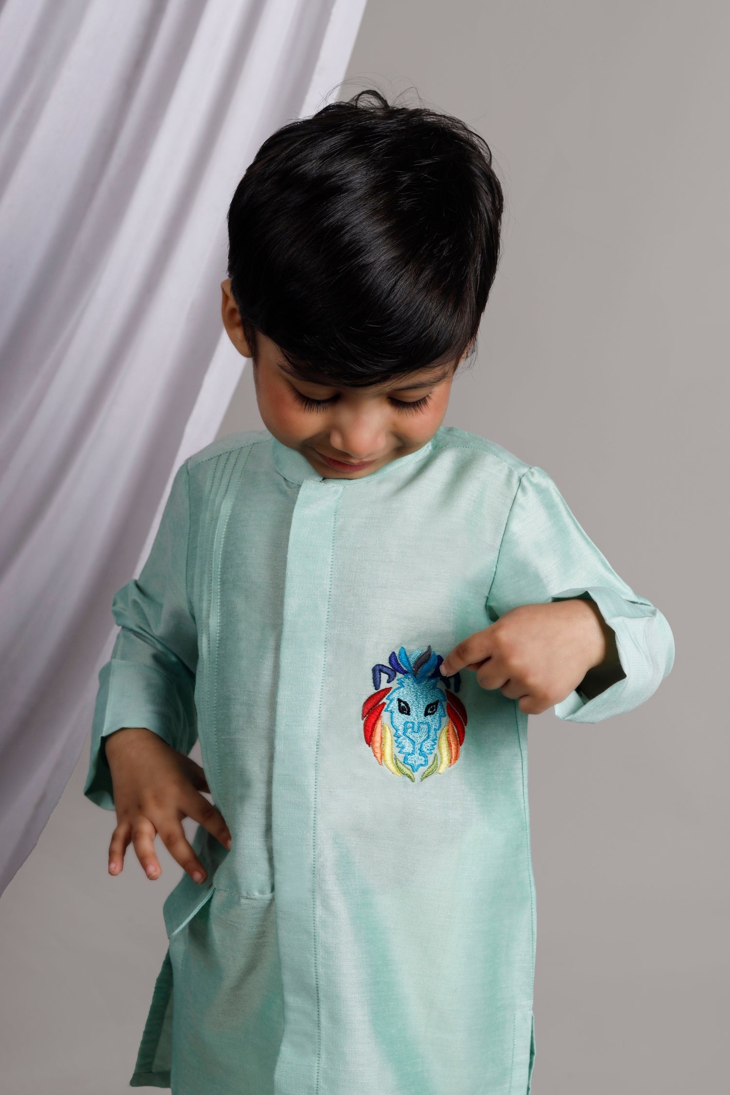 Lion Kurta Set