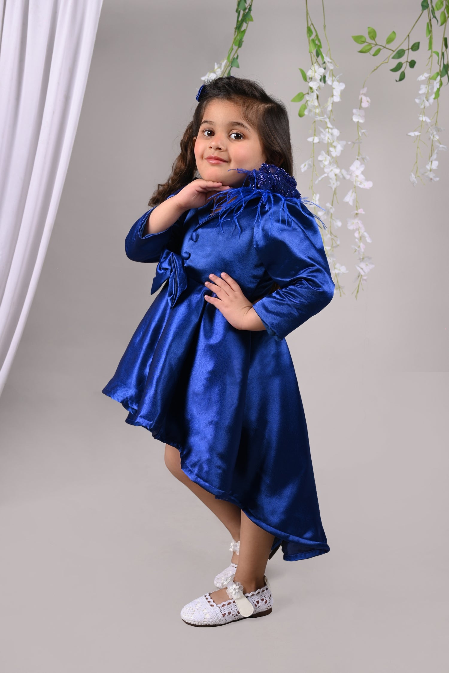 Persian Blue High Low Dress