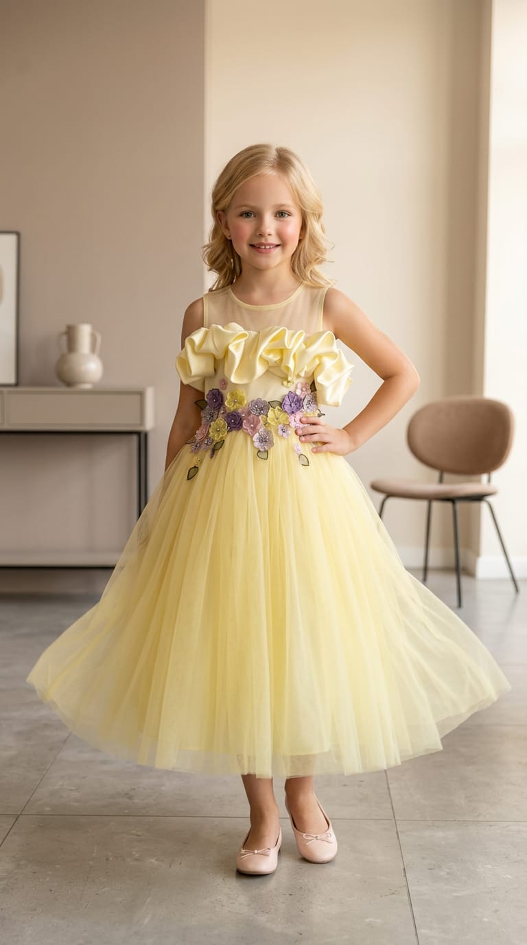 Glowing Yellow Gown