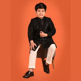 Black Flash Sherwani
